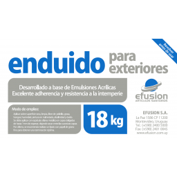 ENDUIDO PARA EXTERIORES 18KG